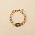 Iseane Threaded Chunky Links bracelet