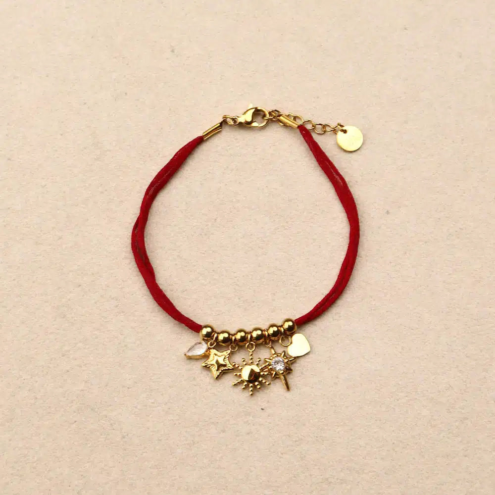 Marivelle charms fabric Bracelet