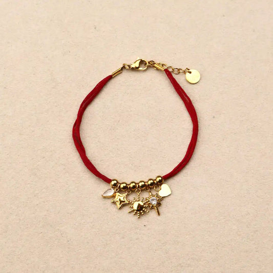 Marivelle charms fabric Bracelet