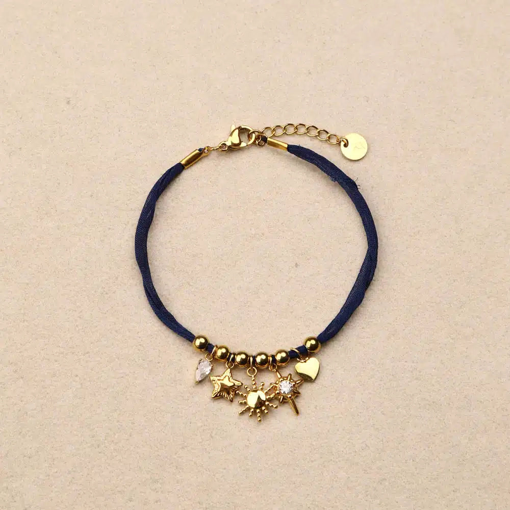 Marivelle charms fabric Bracelet