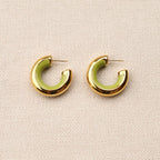 Bachira Enamel Inside Earrings