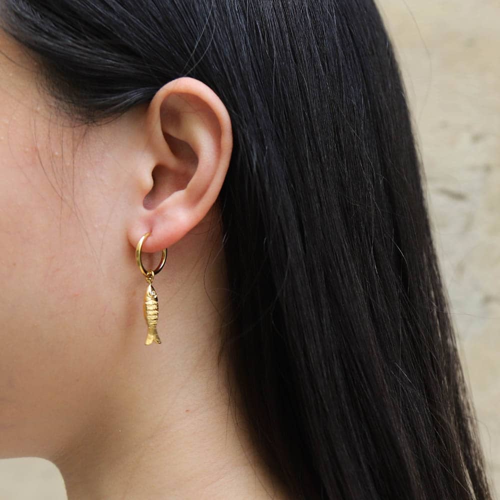 Thyrel big fish Earrings