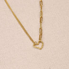 Loviane Heart Double Rows Necklace