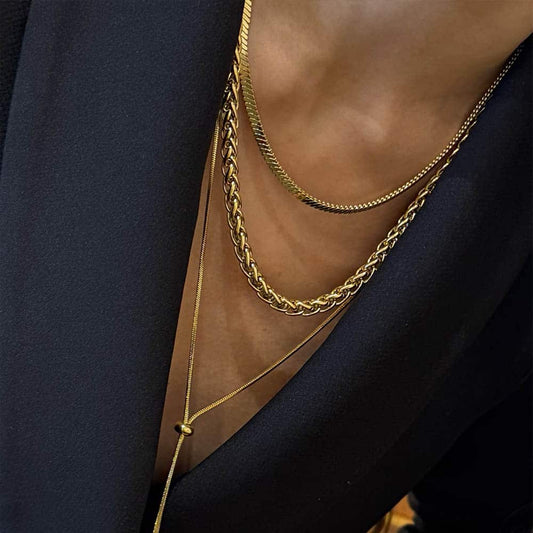 Liorne Thick Double-Link Necklace