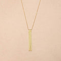 Sylviane Chain Fringe Long Necklace
