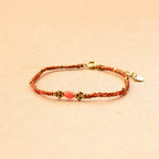 Isandro Oval Stone Woven Bracelet