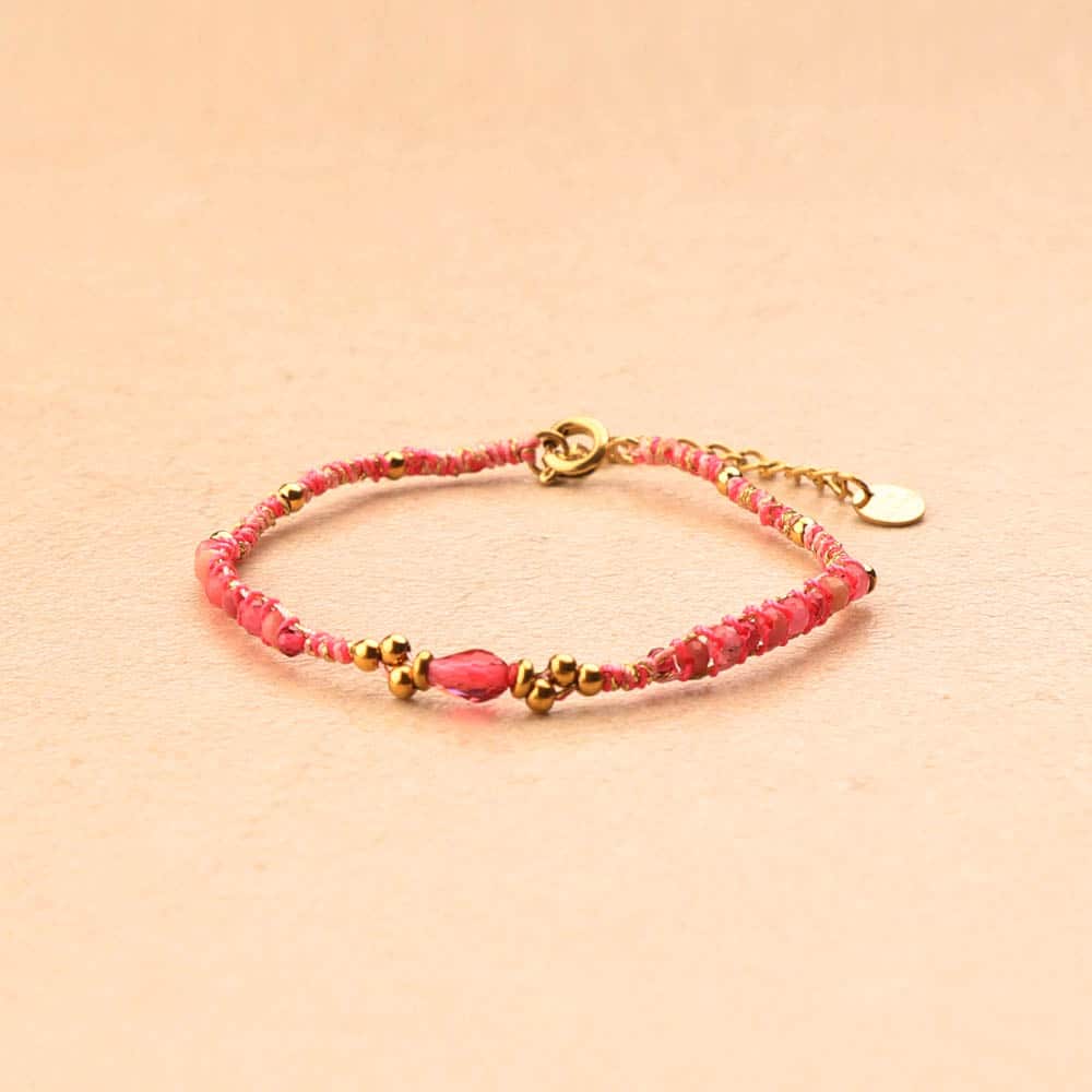 Isandro Oval Stone Woven Bracelet