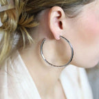 Cindy L Half Hoop Earrings
