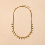 Bivana balls and crystal beads necklace
