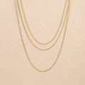 Siloa Triple-row Necklace
