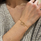 Meloe Double Heart Bracelet