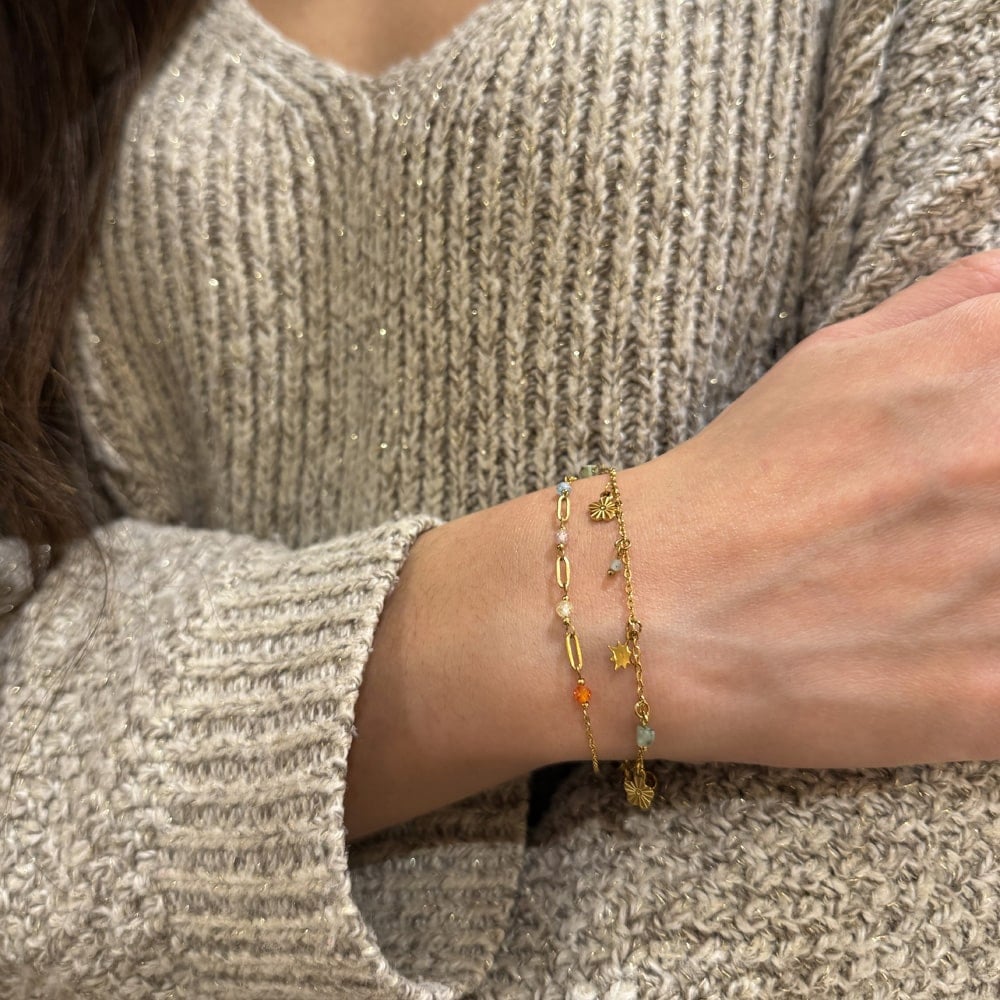 Naosa Star Light Mini Charms Bracelet