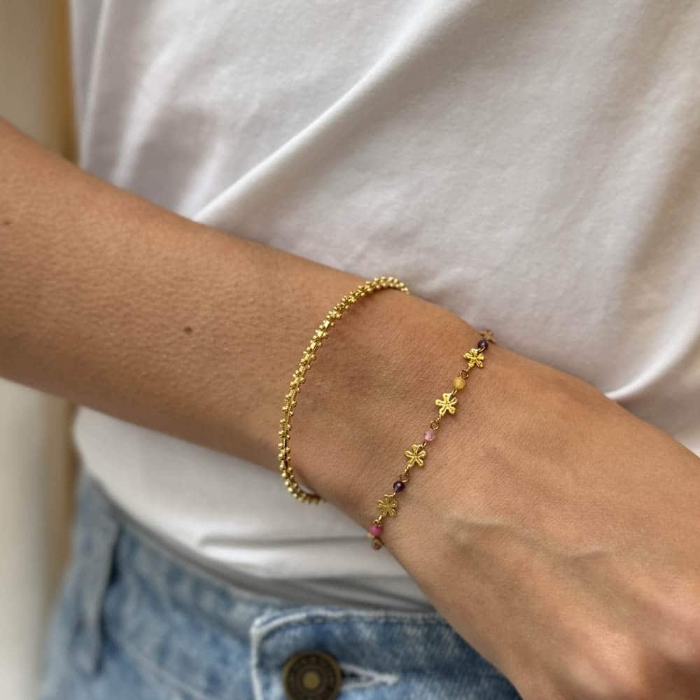 Melia Flowers Chain Bracelet