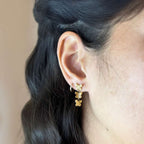 Louvia 3 butterflies Earrings