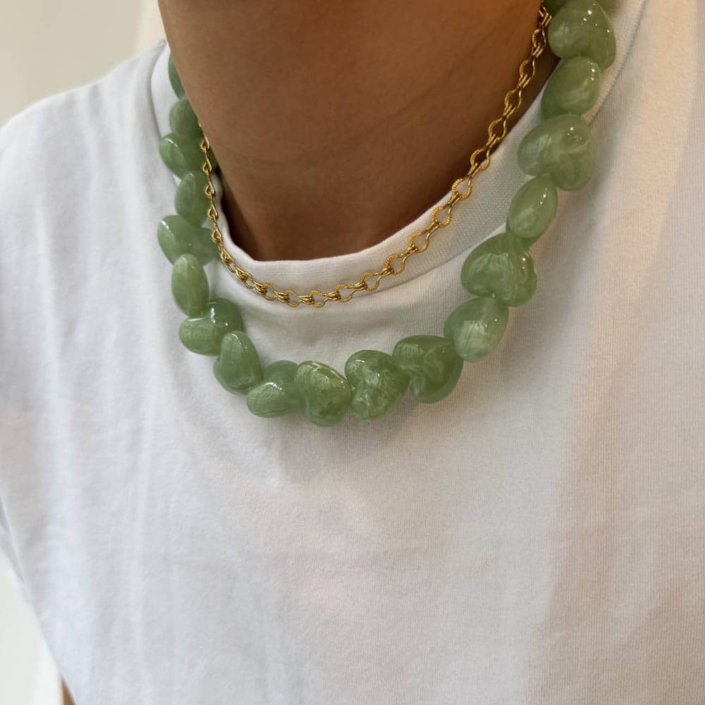 Vespera Textured Links Necklace