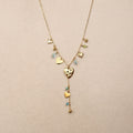 Amalthée Heart Charms Y Necklace