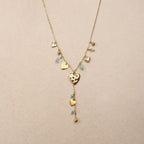 Amalthée Heart Charms Y Necklace