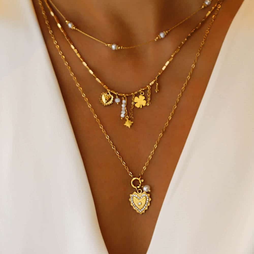 Hartea Heart Long Necklace