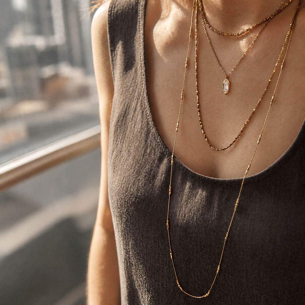 Eclara Hexagonal Necklace