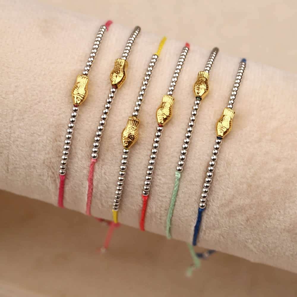 Maiwen Fish Drawstring Bracelet