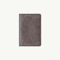 Gun Metal Leather Passport Cover