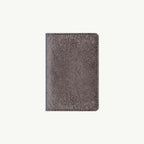 Gun Metal Leather Passport Cover