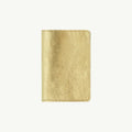 Gold Leather Passport Cover