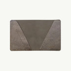 Gun Metal Leather Passport Cover