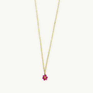 (New Colours Added) Mini Maya Flower Necklace