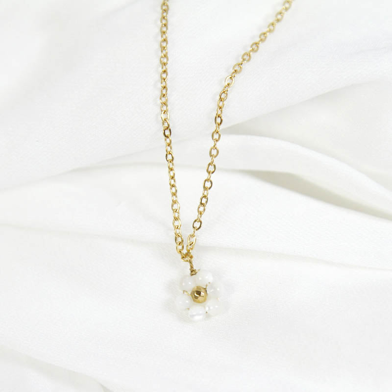Mini Maya Flower Necklace