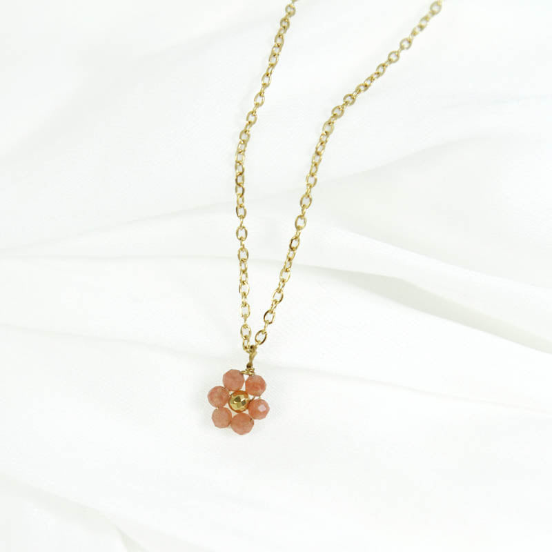Mini Maya Flower Necklace
