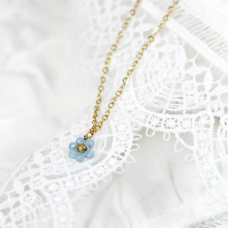 Mini Maya Flower Necklace