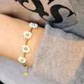 Prairie L 4 Flower Bracelet