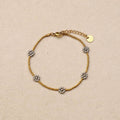 Prairie Gold Flower Bracelet