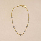 Prairie Gold Flower Necklace