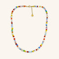 Fantasia Multicolor Glass Beads Necklace