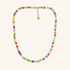 Fantasia Multicolor Glass Beads Necklace