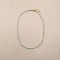 Perlita Crystal Bead Pearl Necklace