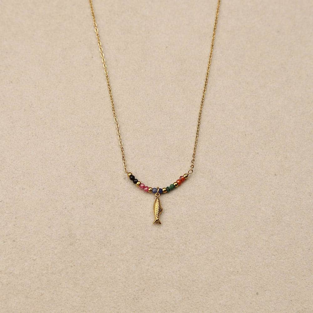 Parsia fish necklace