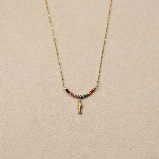 Parsia fish necklace