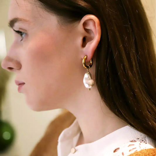 Louana Imitation Pearl Earrings