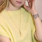 Doppio 2 Fish Long Necklace