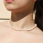 Aina II Big Pearls Multicolored Beads Necklace
