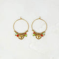Caleïs heart Hoop Earrings