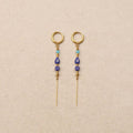 Philomene dangling stone earring
