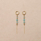 Philomene dangling stone earring