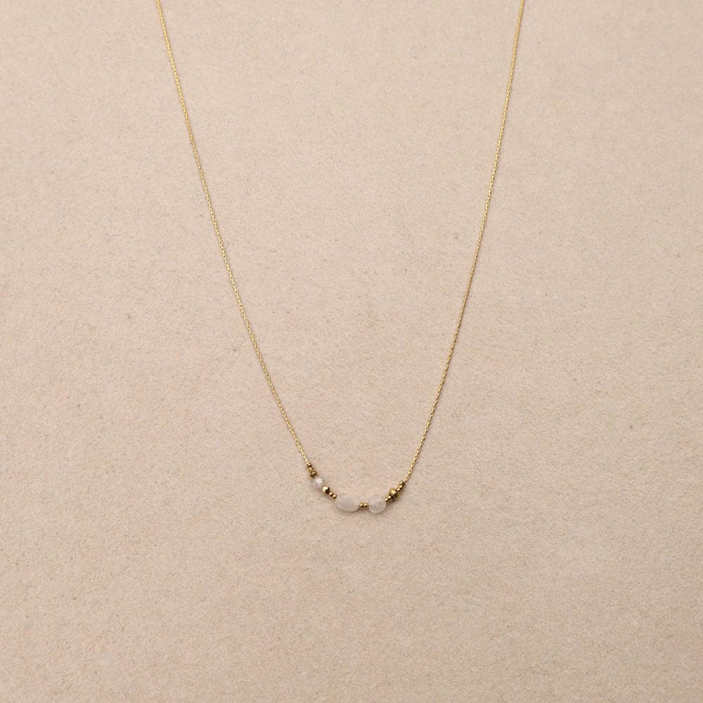 Philomene various shapes stones necklace