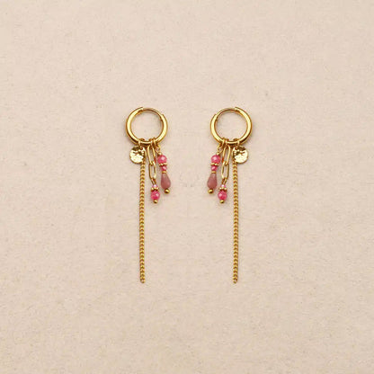 Lunéa Creole Pendants Chain Earrings