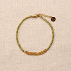 Erythia Stones Threaded Chain Bracelet