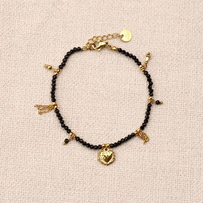 Ysalie Stones Ex-Voto Heart Bracelet